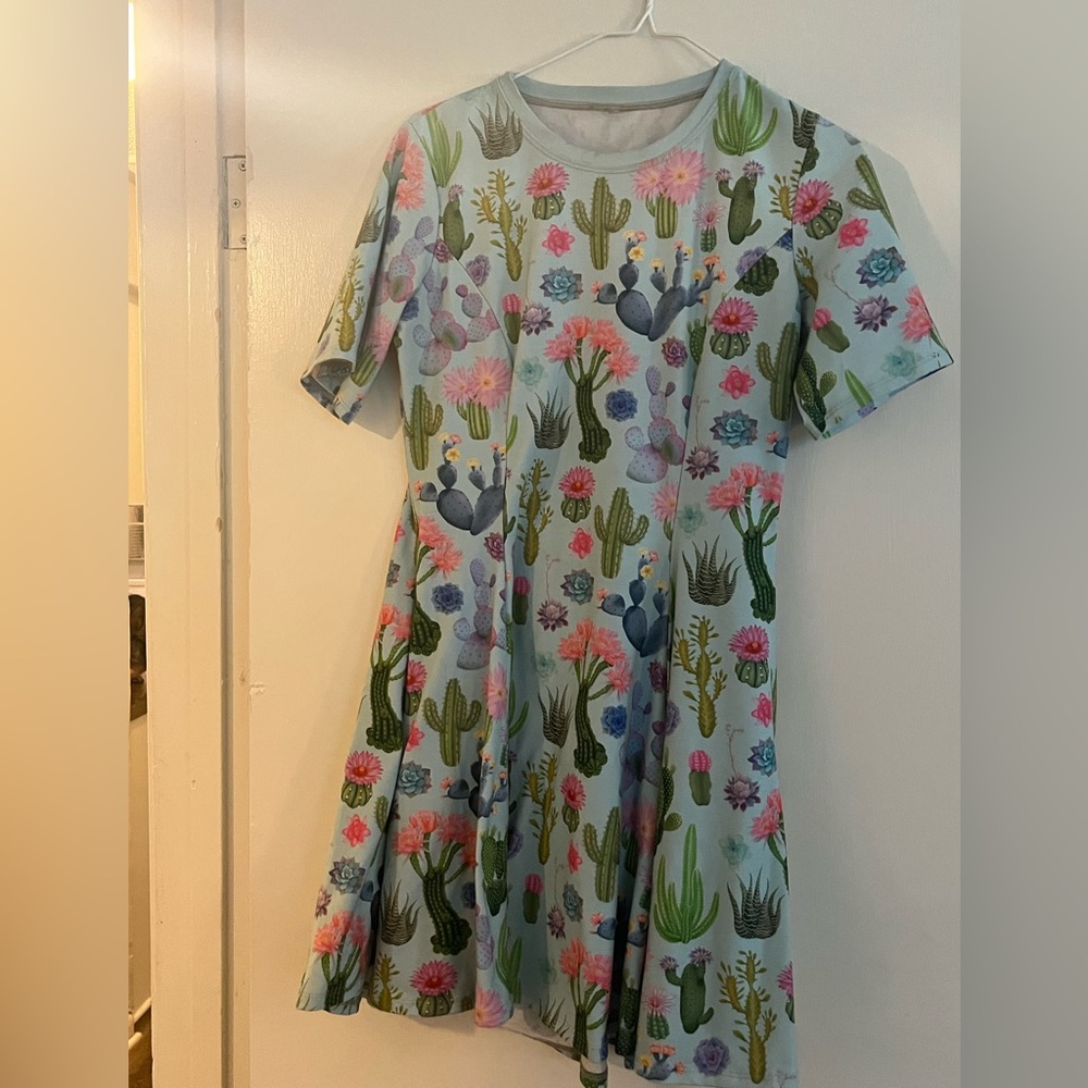 Blacmilk cacti garden evil tee dress